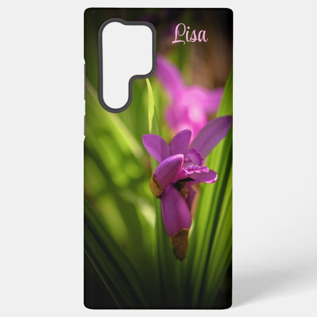 Galaxy Fleur rose personnalisée Coque Samsung (Verso)