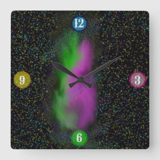 Galaxy Glow - Horloge murale cosmique