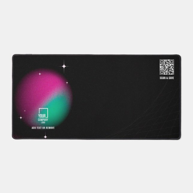 Galaxy Glow Logo personnalisé Code QR Marketing él (Recto)
