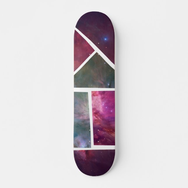 Galaxy Mosaic Custom Skateboard (Devant)