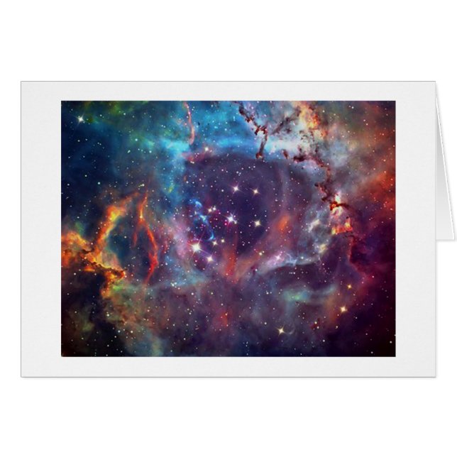Galaxy Nebula image spatiale. (Devant horizontal)