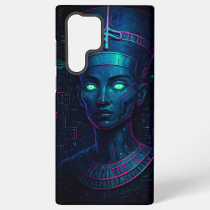 Galaxy Pharaon dans l'espace samsung Coque - Mystique égy