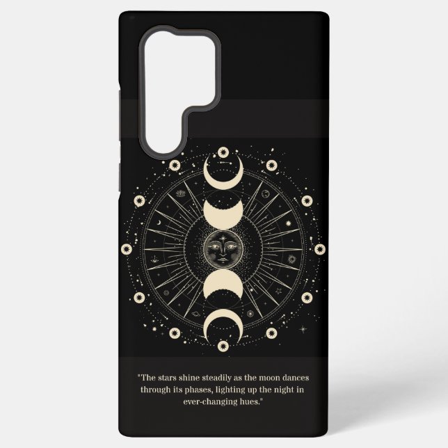 Galaxy Phases de la Nuit Céleste : Éléphant Coque Samsung (Verso)