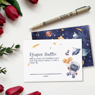 Galaxy Planet Baby shower Déchets Carte de jeu