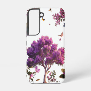 Galaxy Samsung Butterfly Tree Coque Nature Inspiré Soft