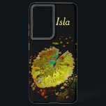 Galaxy Samsung S21  Coque Digital Eau Lily Pod<br><div class="desc">Samsung Galaxy S21  Water Lily Pod coque qui a un arrière - plan noir,  un numériquement nénuphar amélioré,  petite croissance autour de pod. Le nom de la conception peut être modifié.</div>
