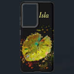Galaxy Samsung S21  Coque Digital Eau Lily Pod<br><div class="desc">Samsung Galaxy S21  Water Lily Pod coque qui a un arrière - plan noir,  un numériquement nénuphar amélioré,  petite croissance autour de pod. Le nom de la conception peut être modifié.</div>