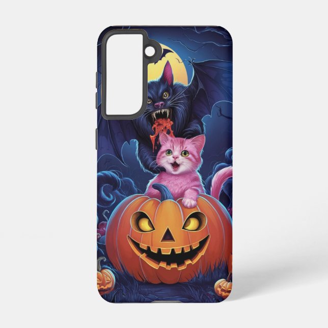 Galaxy Samsung S21 FE 5G Coque avec le mignon chat (Verso)