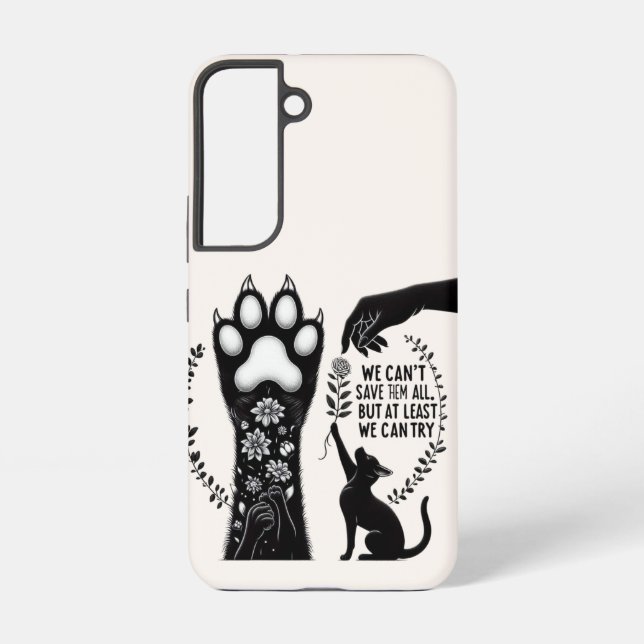 Galaxy Sauvez les chats Samsung Coque (Verso)