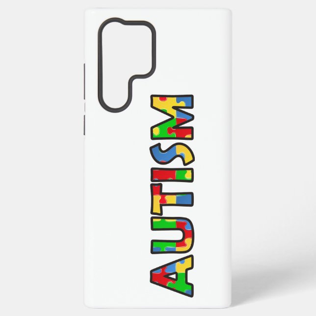 Galaxy Sensibilisation sur l'autisme Puzzle Samsung coque (Verso)