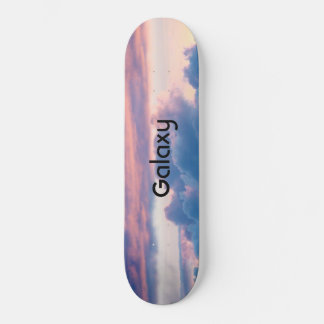 GALAXY Skateboard Coucher de soleil Crépuscule Ble