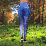 Galaxy Space Blue Purple Yoga Leggings<br><div class="desc">Galaxy Space Blue Purple Yoga Leggings Belles leggings de galaxie avec un joli design de galaxie bleu et violet avec nuit étoilée. Idéal pour ceux qui aiment les étoiles et l'espace.</div>