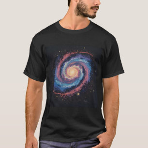 Galaxy Spiral Art T-Shirt - Cosmic Space Design po