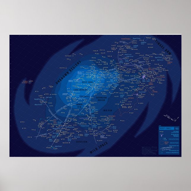 Galaxymap, Papier poster (mat) (Devant)