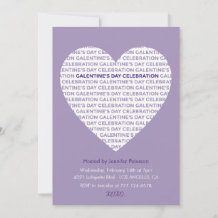 Galentine Valentines invitation xoxo Amis Coeur