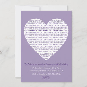 Galentine Valentines invitation xoxo Amis Coeur