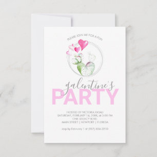 Galentines Invitations d'anniversaire en ligne