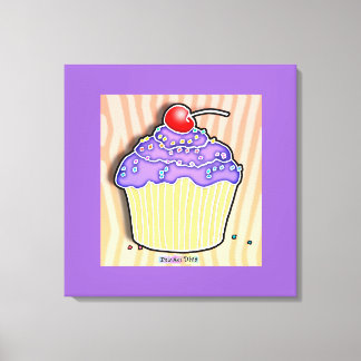 Galerie Cupcake de raisins toile enveloppée