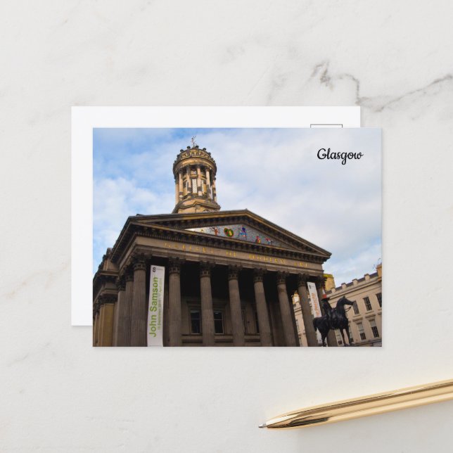 Galerie d'Art Moderne, Glasgow Carte Postale (Devant/Arrière en situation)