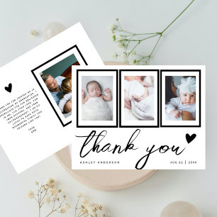 Galerie de photos de nouveau-né Stylish Script Mer