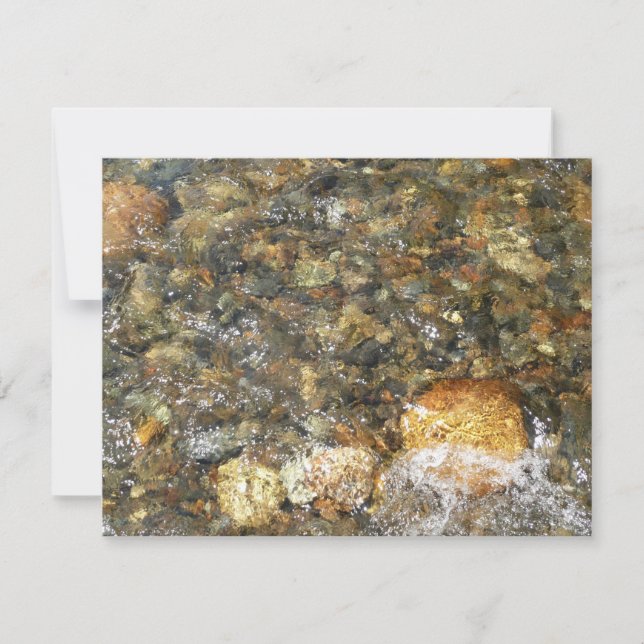 Galets Brown et gris naturel Abstrait (Devant)