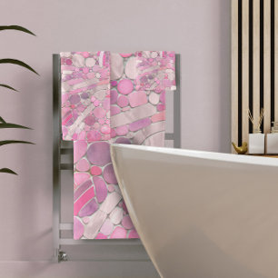 Galets Mosaic Art - Rose rose pâle
