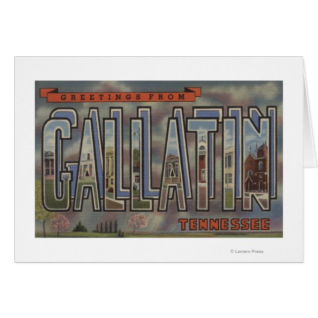 Gallatin, Tennessee - Scènes de grandes lettres (Devant horizontal)