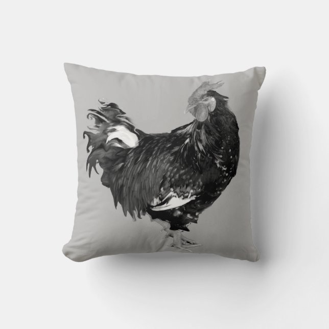 gallinacé mâle, oreiller de lancement de coq (Recto)