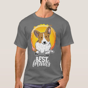 Gallois Corgi Chien Vintage T-shirt Premium Copier