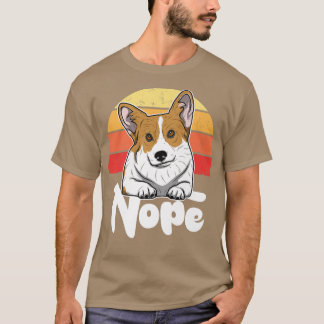 Gallois Corgi Chien Vintage T-shirt Premium Copier