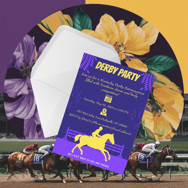 Gallop in Fun : Race Horse Party Invitation (Créateur téléchargé)
