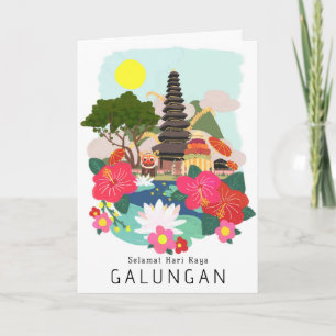 Galungan Celebration Bali Carte de voeux