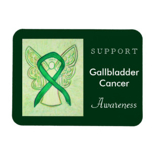 Galvadre Cancer Sensibilisation Ruban Angel Magnet