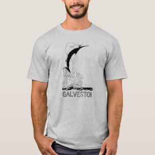 Galveston, TX T-shirt de pêche sportive