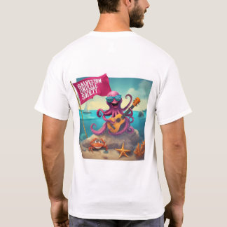 Galveston Ukulele T-shirt Homme F&B Octopus