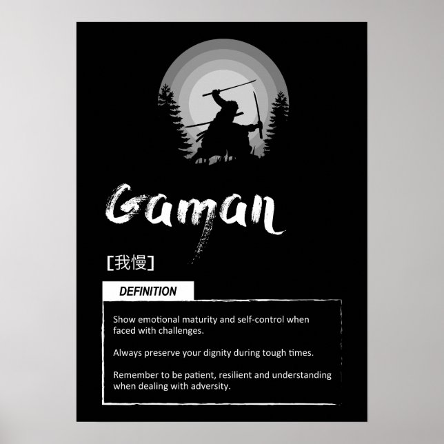 Gaman - Poster japonais Concept For Success (Devant)