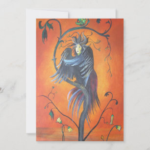 Gamaun L'Oiseau Prophétique Avec Des Plumes Rouill