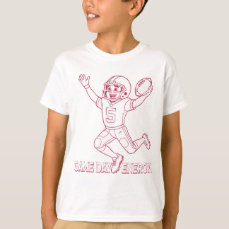 Game Day Energy ! T-shirt des enfants du joueur de