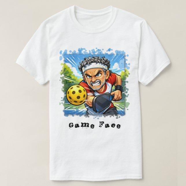 Game Face Pickleball T-shirt (Design devant)