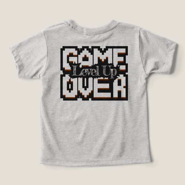 Game Over, Level Up: Pixelated Retro Game World (Design Verso)
