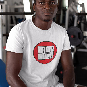 Game Over T-Shirt Classique pour Joueur de Jeux