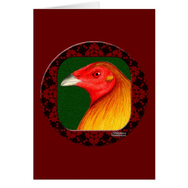 Gamecock framed (Devant)