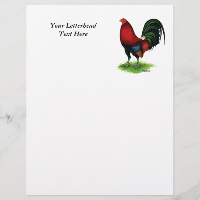 Gamecock : Rouge foncé (Devant)