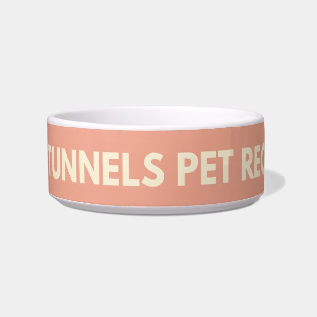 Gamelle Two Tunnels pour chien  (Devant)