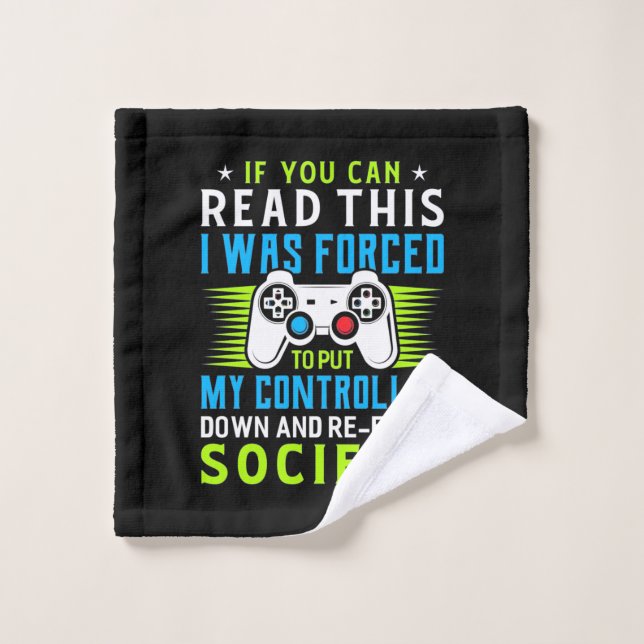 Gamer A Été Forcé De Mettre Mon Contrôleur (Gant de toilette)