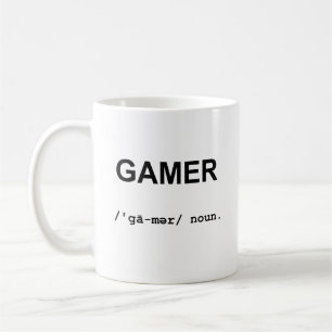 GAMER avec la tasse de symboles phonétiques