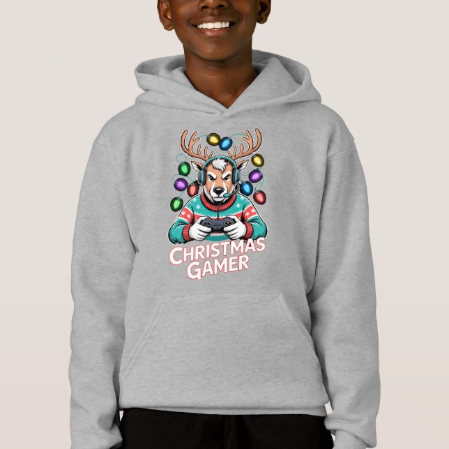 Gamer Christmas Gifts Reindeer Gaming (Devant)