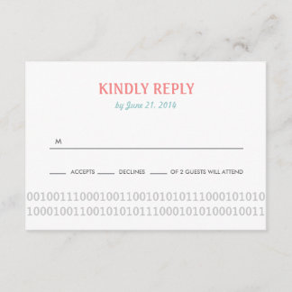 Gamer Controller Love Wedding RSVP 3 - Red & Grey