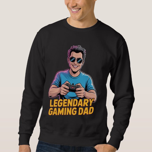 Gamer dad tshirt Legendary Gamer Dad (Devant)