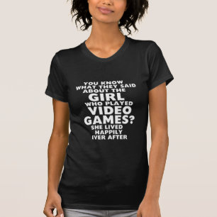 Gamer Girl Amusant et T-shirt Humour